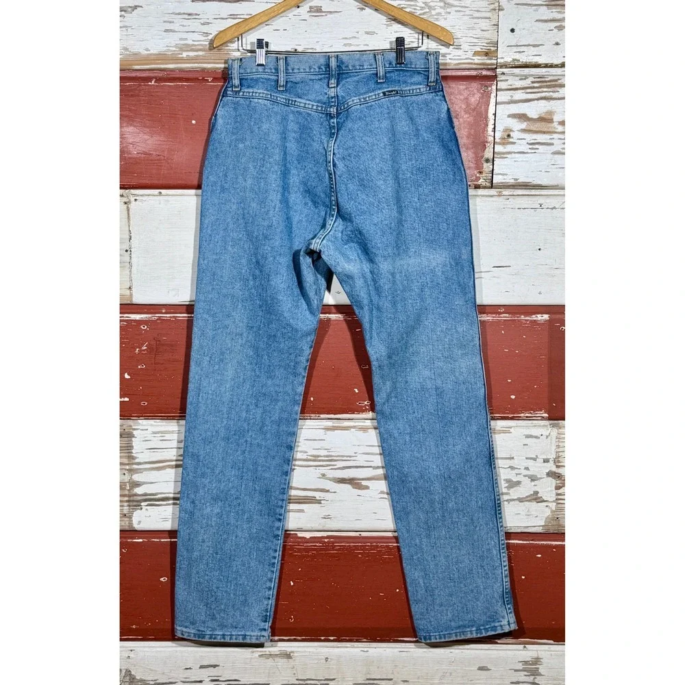 USA 80s Vintage Wrangler Bareback Women's Jeans Light‎ Wash Denim